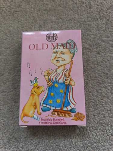 House marbles old maid card - old,