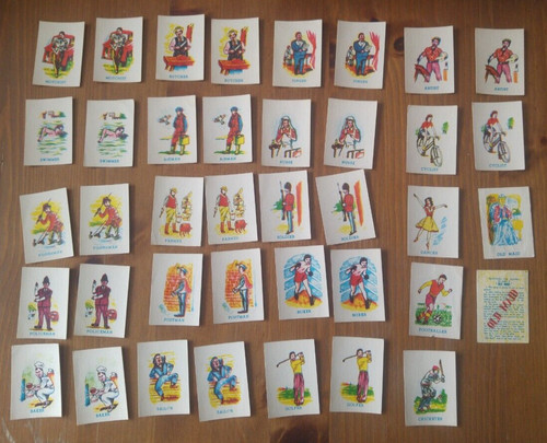 Vintage old maid card game - vintage,