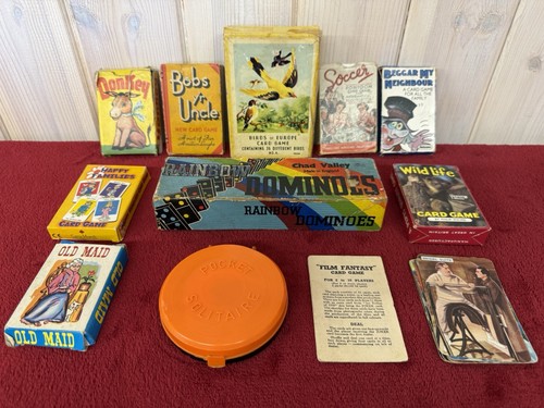 Vintage card games birds - vintage,