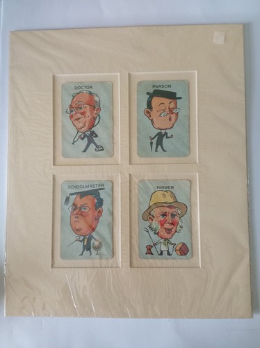 Vintage 1930s caricature game - caricature,