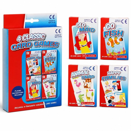 Classic snap card game - 4, decks