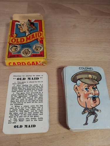Vintage 1930s card - game, old