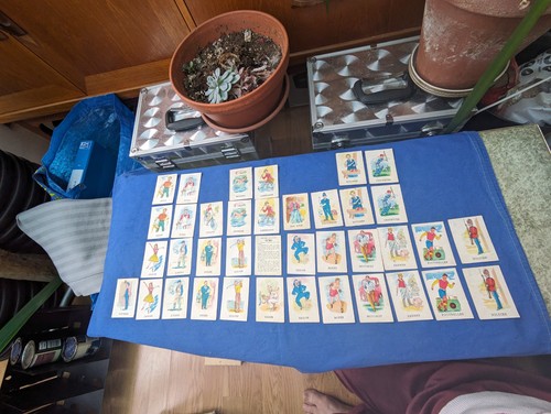 Vintage old maid - old, game