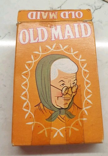 Vintage old maid - card, game