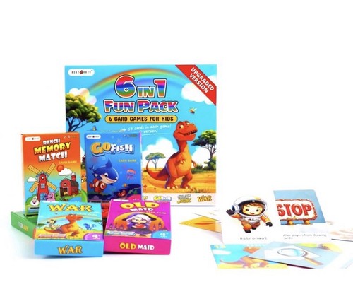 Kids card games pack decks - card, pack,