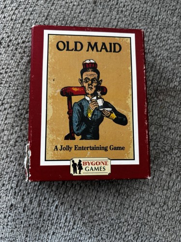 Old maid card - maid, bygone