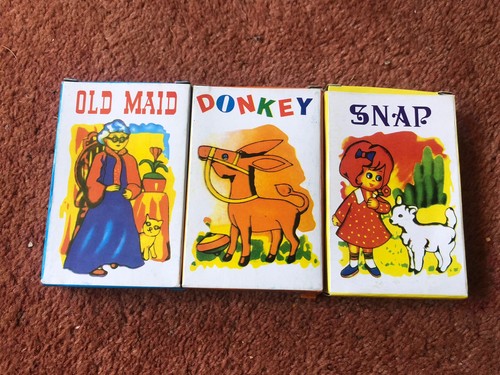 Kids vintage card games - x,