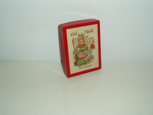 Antique old maid card game - maid",