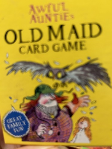 Old maid card game - maid,